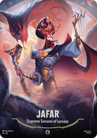 Jafar - Supreme Sorcerer of Lorcana (Oversized) [Illumineer's Quest: Palace Heist] | Gear Gaming Bentonville