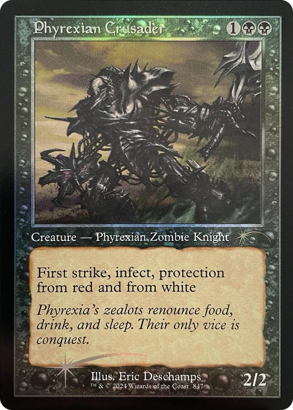 Phyrexian Crusader (Retro Frame) [Secret Lair Drop Series] | Gear Gaming Bentonville