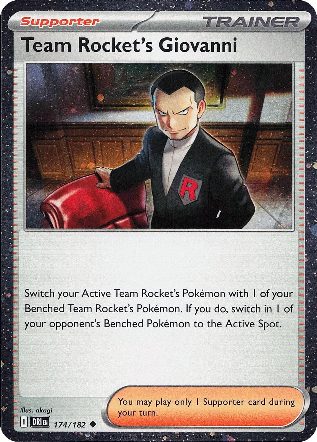 Team Rocket's Giovanni (174/182) (Cosmos Holo) [Miscellaneous Cards] | Gear Gaming Bentonville