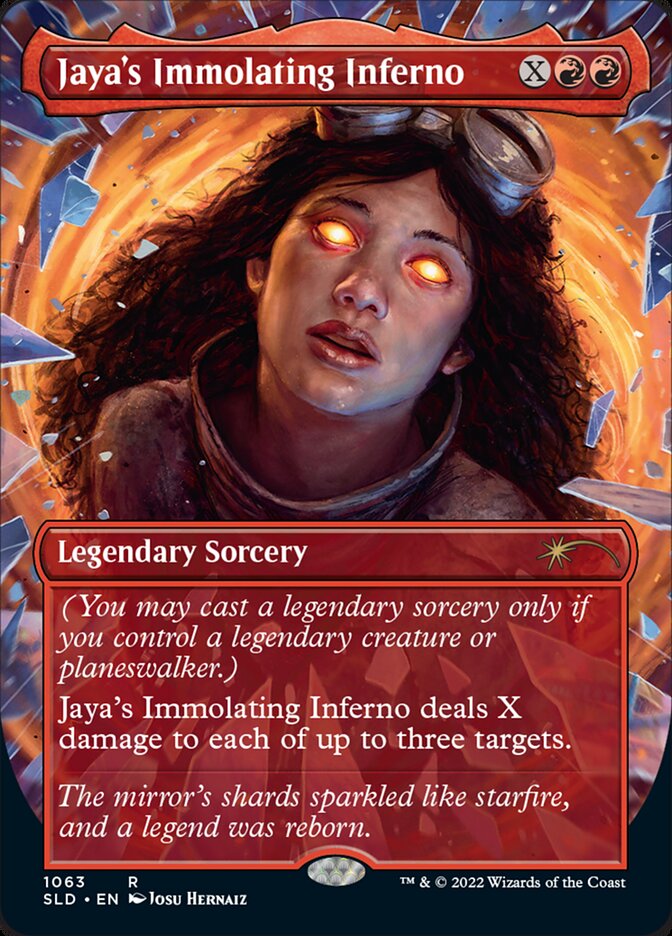 Jaya's Immolating Inferno (Borderless) [Secret Lair Drop Series] | Gear Gaming Bentonville