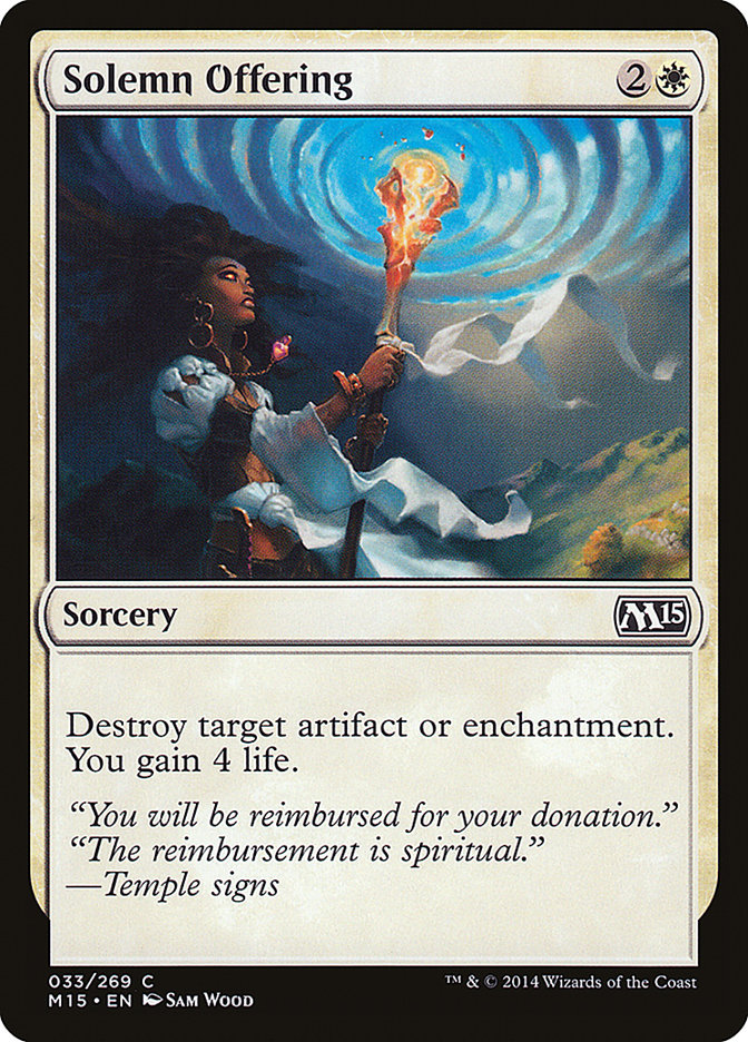 Solemn Offering [Magic 2015] | Gear Gaming Bentonville
