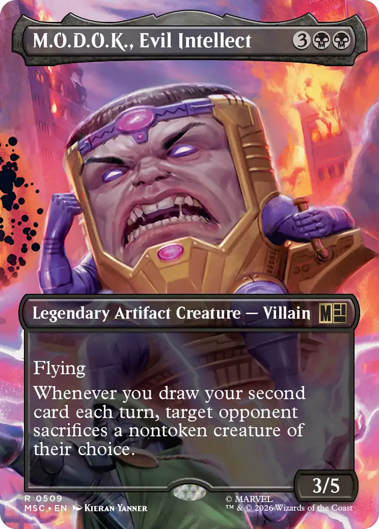 M.O.D.O.K., Evil Intellect (Borderless) [Marvel Super Heroes Commander] | Gear Gaming Bentonville