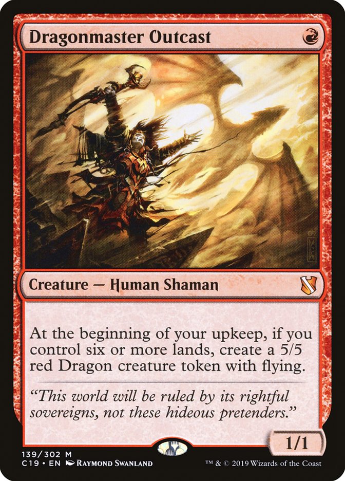 Dragonmaster Outcast [Commander 2019] | Gear Gaming Bentonville
