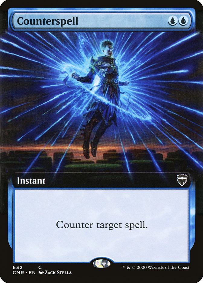 Counterspell (Extended Art) [Commander Legends] | Gear Gaming Bentonville