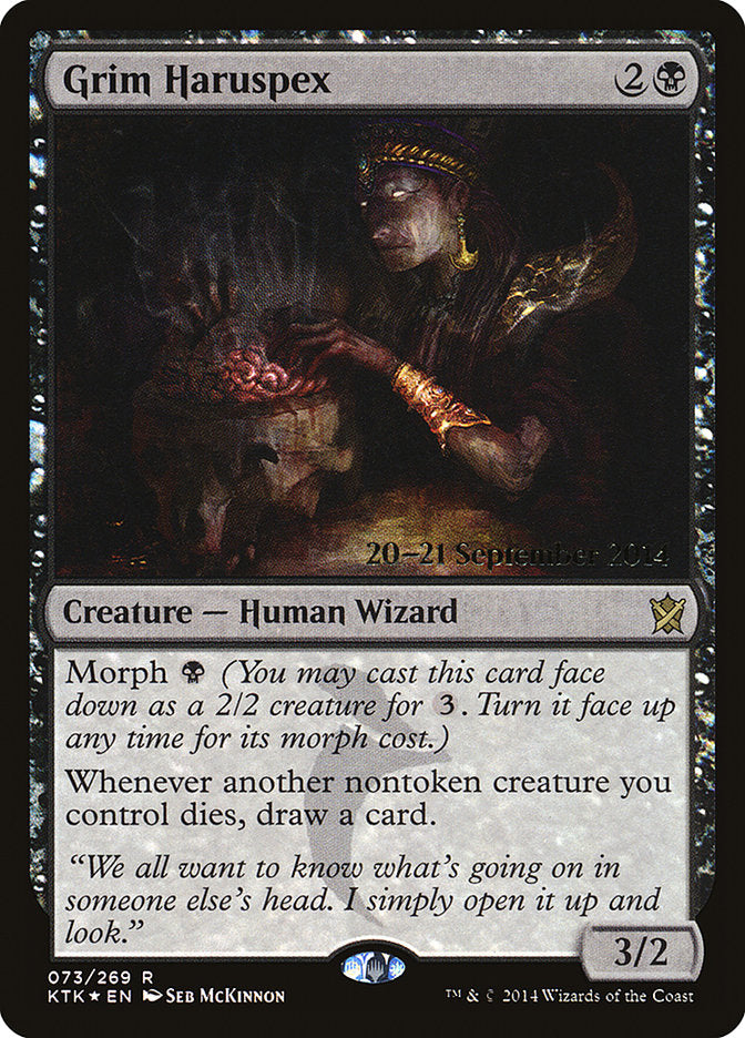 Grim Haruspex [Khans of Tarkir Prerelease Promos] | Gear Gaming Bentonville