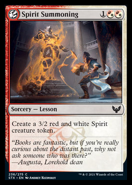 Spirit Summoning [Strixhaven: School of Mages] | Gear Gaming Bentonville