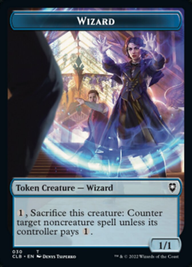 Kor Warrior // Wizard Double-Sided Token [Commander Legends: Battle for Baldur's Gate Tokens] | Gear Gaming Bentonville