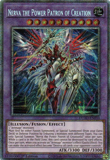 Nerva the Power Patron of Creation (Starlight Rare) [DUAD-EN033] Starlight Rare | Gear Gaming Bentonville
