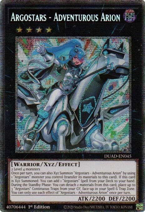 Argostars - Adventurous Arion (Starlight Rare) [DUAD-EN045] Starlight Rare | Gear Gaming Bentonville