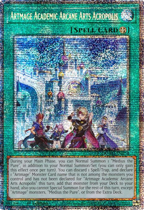 Artmage Academic Arcane Arts Acropolis (Starlight Rare) [DUAD-EN054] Starlight Rare | Gear Gaming Bentonville