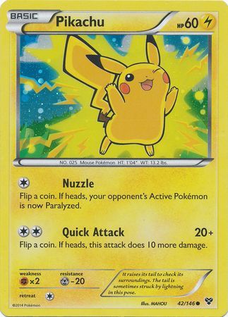 Pikachu (42/146) (2014 Movie Promo) [Miscellaneous Cards] | Gear Gaming Bentonville