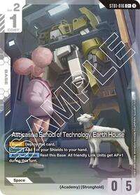 Asticassia School of Technology, Earth House (C+) (ST01-016) [Starter Deck 01: Heroic Beginnings] | Gear Gaming Bentonville