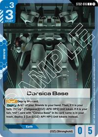Corsica Base (ST02-016) [Starter Deck 02: Wings of Advance] | Gear Gaming Bentonville