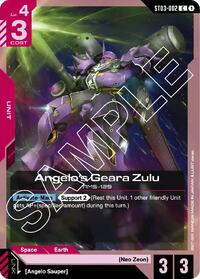 Angelo's Geara Zulu (ST03-002) [Starter Deck 03: Zeon's Rush] | Gear Gaming Bentonville