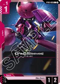 Dra-C (Sleeves) (ST03-005) [Starter Deck 03: Zeon's Rush] | Gear Gaming Bentonville