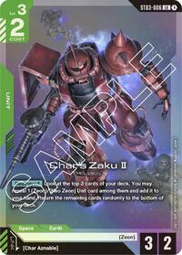 Char's Zaku II (ST03-006) [Starter Deck 03: Zeon's Rush] | Gear Gaming Bentonville