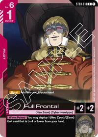 Full Frontal (ST03-010) [Starter Deck 03: Zeon's Rush] | Gear Gaming Bentonville