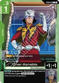 Char Aznable (ST03-011) [Starter Deck 03: Zeon's Rush] | Gear Gaming Bentonville