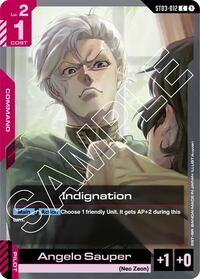Indignation (ST03-012) [Starter Deck 03: Zeon's Rush] | Gear Gaming Bentonville