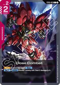 Close Combat (ST03-013) [Starter Deck 03: Zeon's Rush] | Gear Gaming Bentonville