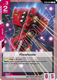 Rewloola (ST03-015) [Starter Deck 03: Zeon's Rush] | Gear Gaming Bentonville