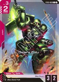 Geara Zulu (C+) (ST03-003) [Starter Deck 03: Zeon's Rush] | Gear Gaming Bentonville