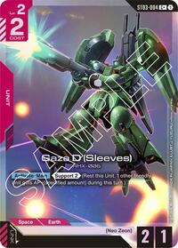 Gaza D (Sleeves) (C+) (ST03-004) [Starter Deck 03: Zeon's Rush] | Gear Gaming Bentonville