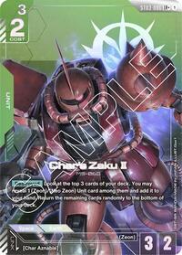 Char's Zaku II (LR+) (ST03-006) [Starter Deck 03: Zeon's Rush] | Gear Gaming Bentonville