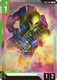 Zaku I (C+) (ST03-007) [Starter Deck 03: Zeon's Rush] | Gear Gaming Bentonville