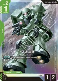 Zaku II (C+) (ST03-008) [Starter Deck 03: Zeon's Rush] | Gear Gaming Bentonville