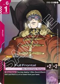 Full Frontal (C+) (ST03-010) [Starter Deck 03: Zeon's Rush] | Gear Gaming Bentonville