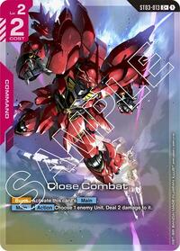 Close Combat (C+) (ST03-013) [Starter Deck 03: Zeon's Rush] | Gear Gaming Bentonville