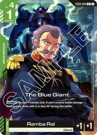 The Blue Giant (C+) (ST03-014) [Starter Deck 03: Zeon's Rush] | Gear Gaming Bentonville