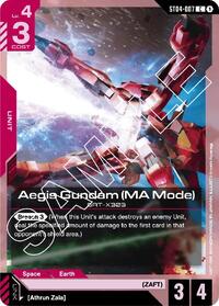 Aegis Gundam (MA Mode) (ST04-007) [Starter Deck 04: SEED Strike] | Gear Gaming Bentonville