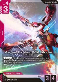 Aegis Gundam (MA Mode) (C+) (ST04-007) [Starter Deck 04: SEED Strike] | Gear Gaming Bentonville