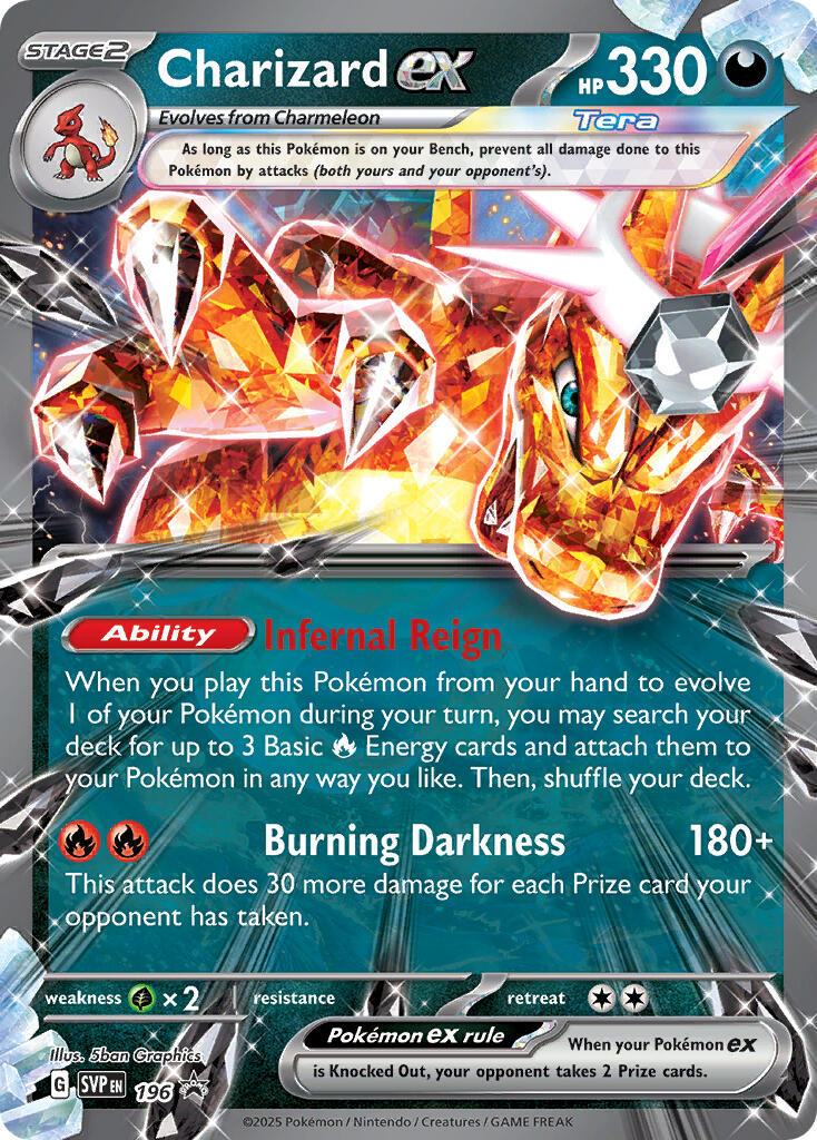 Charizard EX (196) [Scarlet & Violet: Black Star Promos] | Gear Gaming Bentonville