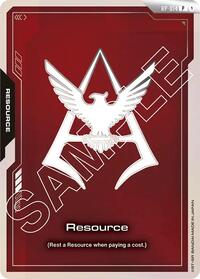 Resource (RP-014) (Char Aznable Emblem) (RP-014) [Promotional Resource Tokens] | Gear Gaming Bentonville