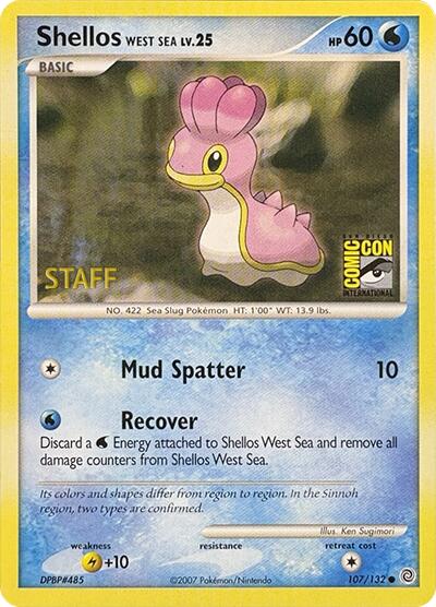 Shellos West Sea (107/132) (SDCC 2007 Staff) [Miscellaneous Cards] | Gear Gaming Bentonville