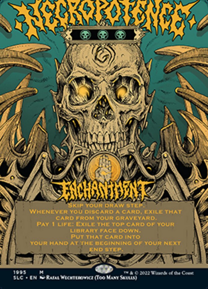 Necropotence (Borderless Alternate Art) [Secret Lair Countdown Kit] | Gear Gaming Bentonville