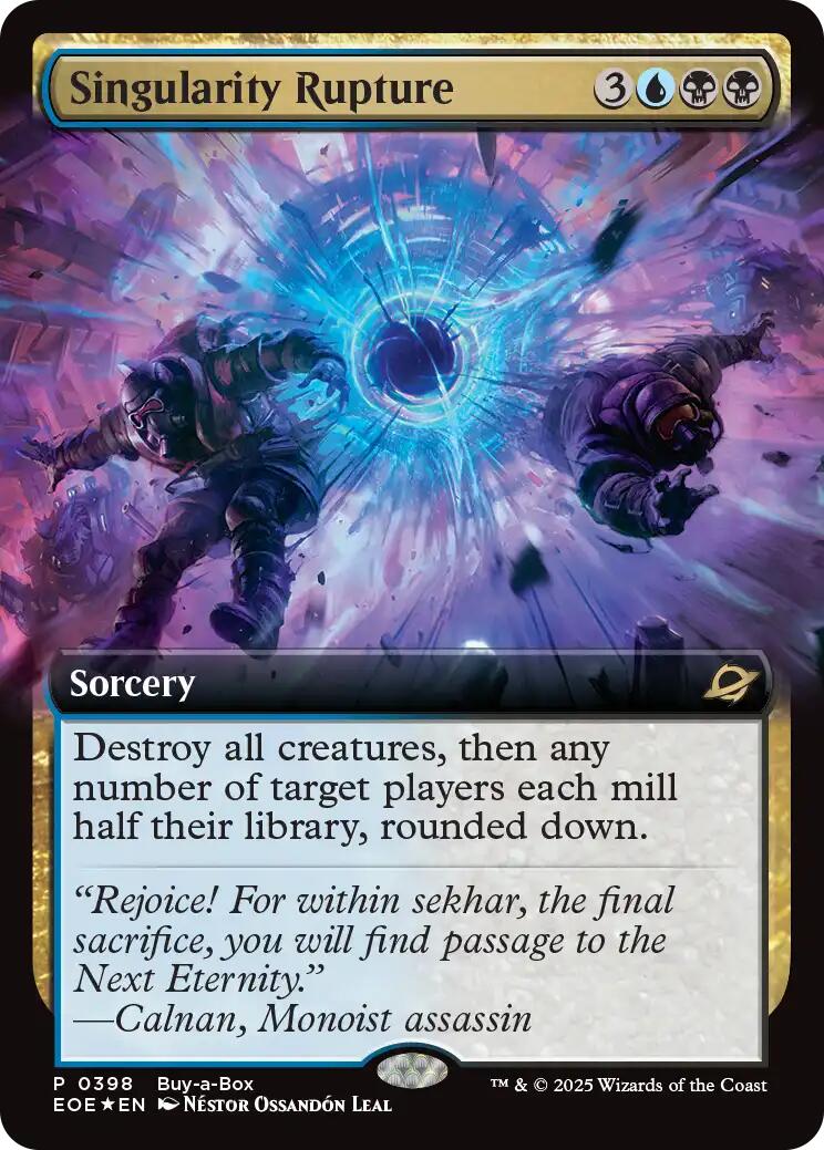 Singularity Rupture (Extended Art) (Buy-A-Box) [Edge of Eternities] | Gear Gaming Bentonville