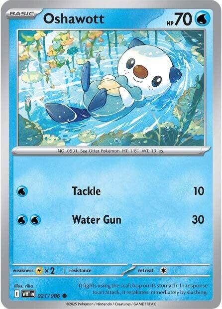 Oshawott (021/086) [Scarlet & Violet: White Flare] | Gear Gaming Bentonville