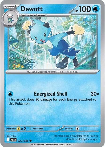 Dewott (022/086) [Scarlet & Violet: White Flare] | Gear Gaming Bentonville