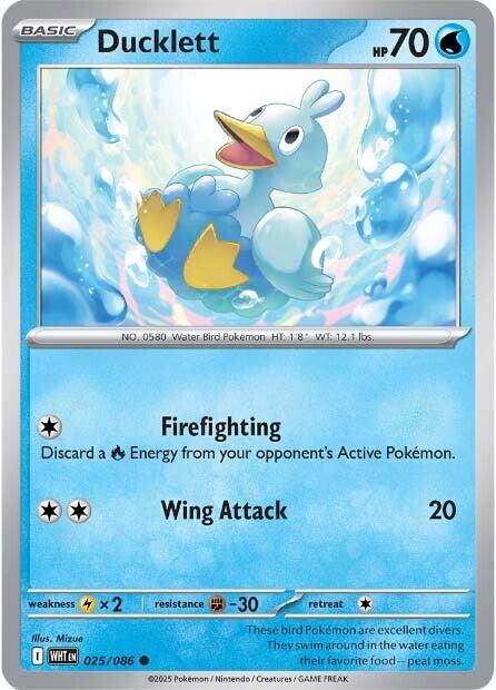 Ducklett (025/086) [Scarlet & Violet: White Flare] | Gear Gaming Bentonville