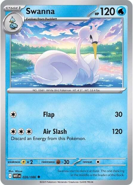 Swanna (026/086) [Scarlet & Violet: White Flare] | Gear Gaming Bentonville