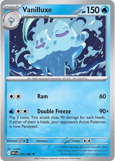 Vanilluxe (029/086) [Scarlet & Violet: White Flare] | Gear Gaming Bentonville
