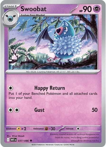 Swoobat (037/086) [Scarlet & Violet: White Flare] | Gear Gaming Bentonville
