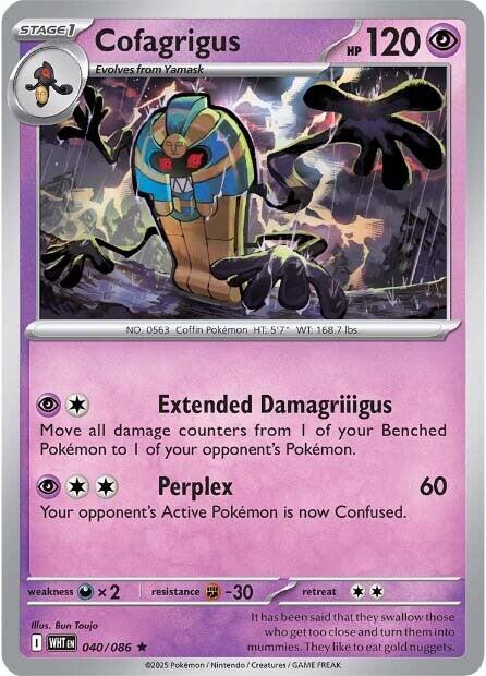 Cofagrigus (040/086) [Scarlet & Violet: White Flare] | Gear Gaming Bentonville
