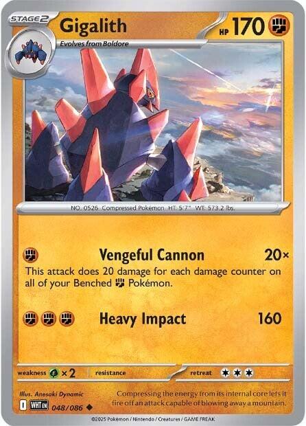 Gigalith (048/086) [Scarlet & Violet: White Flare] | Gear Gaming Bentonville