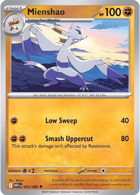 Mienshao (053/086) [Scarlet & Violet: White Flare] | Gear Gaming Bentonville