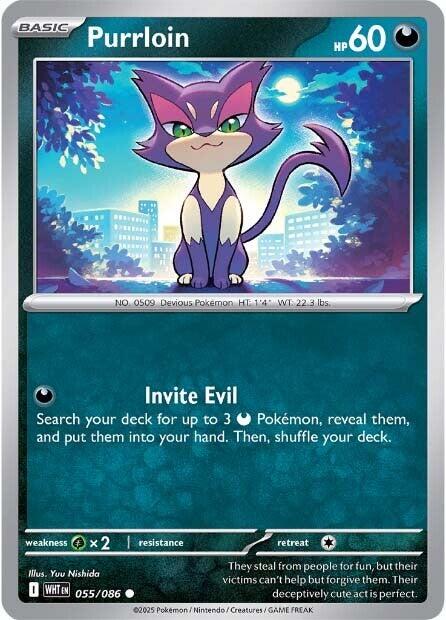 Purrloin (055/086) [Scarlet & Violet: White Flare] | Gear Gaming Bentonville